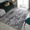 Xrugs Grey Marble Rug Modern Patterned Carpet Soft Woven Bedroom Living Room Floor Mat