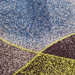 Xrug Green And Grey Blue Rug Patterned Rugs Carpets Woven Low Pile Living Room Mat Small Large 80x150 120x170 160x230 Modern