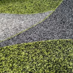 Xrug Green And Grey Blue Rug Patterned Rugs Carpets Woven Low Pile Living Room Mat Small Large 80x150 120x170 160x230 Modern