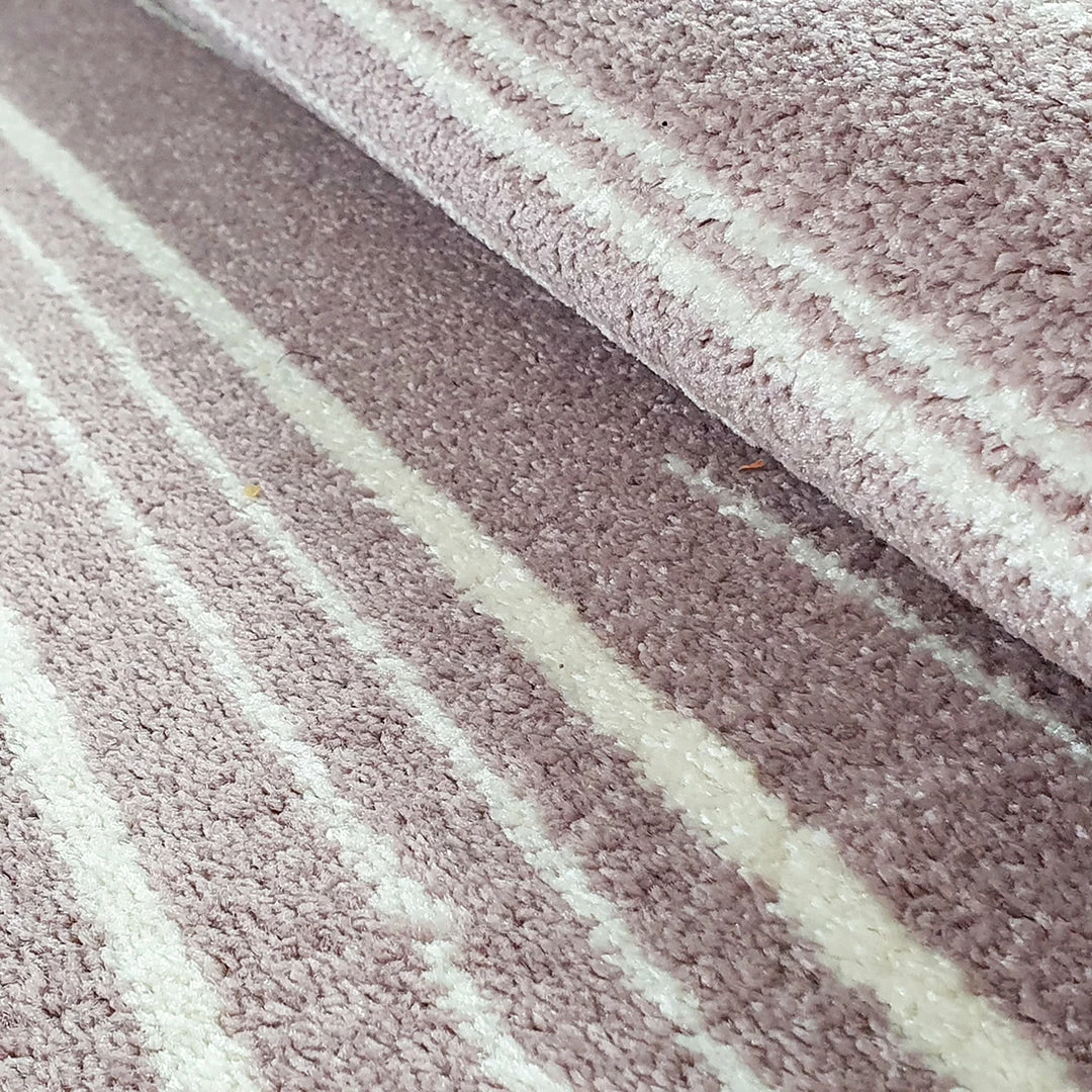Xrugs Dusty Pink Rug Woven Rug Carpet Small Large Bedroom Living Room Area Mat White Cream Strips 4 Xrugs Dusty Pink Rug Woven Rug Carpet Small Large Bedroom Living Room Area Mat White Cream Strips