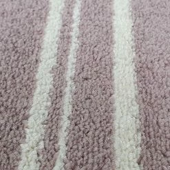 Xrugs Dusty Pink Rug Woven Rug Carpet Small Large Bedroom Living Room Area Mat White Cream Strips 13 Xrugs Dusty Pink Rug Woven Rug Carpet Small Large Bedroom Living Room Area Mat White Cream Strips