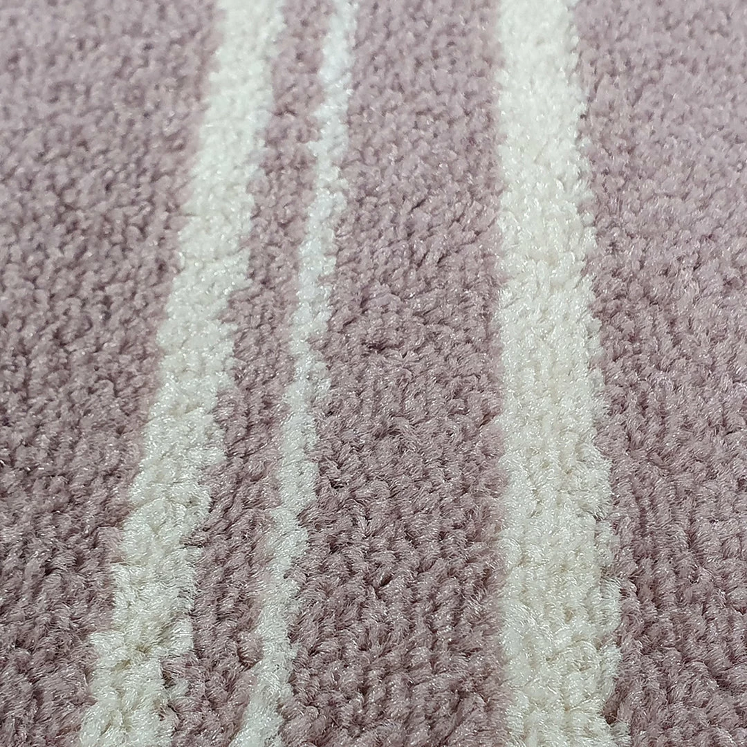 Xrugs Dusty Pink Rug Woven Rug Carpet Small Large Bedroom Living Room Area Mat White Cream Strips 5 Xrugs Dusty Pink Rug Woven Rug Carpet Small Large Bedroom Living Room Area Mat White Cream Strips