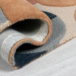 Xrugs Modern Rug Navy Beige Cream Multi Coloured Living Room Large Small Carpet Mat