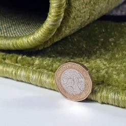 Xrugs Olive Green Rug Modern Cubic Style Carpet For Living Room Bedroom Large Green Rugs