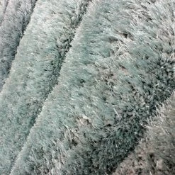 Xrugs Duck Egg Rug Soft Blue Fluffy Shaggy Carpet Large Small Living Room Bedroom Geometric Mat Modern