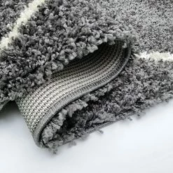 Xrug Fluffy Rug Grey Shaggy Thick Soft Large Small Diamond Carpet For Living Room Bedroom