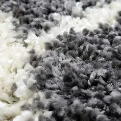 Xrug Fluffy Rug Grey Shaggy Thick Soft Large Small Diamond Carpet For Living Room Bedroom