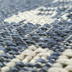 Xrugs Oriental Rug Runner 100% Cotton Natural Hallway Carpet Washable Natural Woven Mat - 75x300cm Cotton Rugs