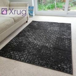 Xrugs Dark Brown Rugs 120 Cm X 170 Cm Living Room Chocolate Brown Patterned Rug Carpet Modern