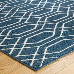 Xrug Outdoor Rug Navy Blue Moroccan Trellis Pattern Geometric Mat For Garden Patio Terrace Balcony Outdoor Rugs 5 Xrug Outdoor Rug Navy Blue Moroccan Trellis Pattern Geometric Mat For Garden Patio Terrace Balcony Outdoor Rugs