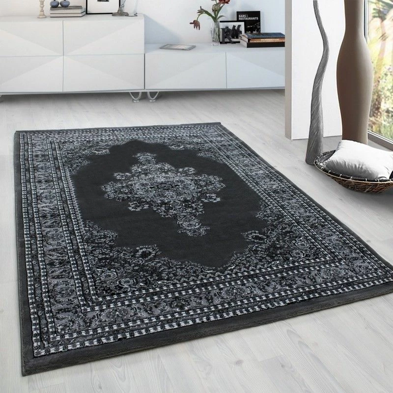 Xrugs Grey Traditional Rug Oriental Pattern Border Design Carpet Dining Room Area Mats Modern 1 Xrugs Grey Traditional Rug Oriental Pattern Border Design Carpet Dining Room Area Mats Modern