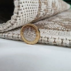 Xrugs Cotton Rugs Cotton Rug Vintage Oriental Pattern Brown Cream Grey Natural Flatweave Carpet Mat Large Small Runner