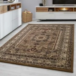 Xrugs Oriental Rug Beige Cream Border Design Carpet Modern Bedroom Mat Small X Large