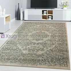 Xrugs Oriental Rug Carpet Traditional Beige Floral Pattern Living Room Bedroom Mat New