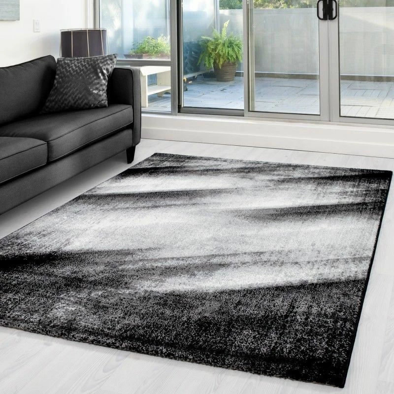 Xrugs Abstract Rug Modern Black Grey White Shabby Chic Mats Bedroom Area Carpet Runner 1 Xrugs Abstract Rug Modern Black Grey White Shabby Chic Mats Bedroom Area Carpet Runner