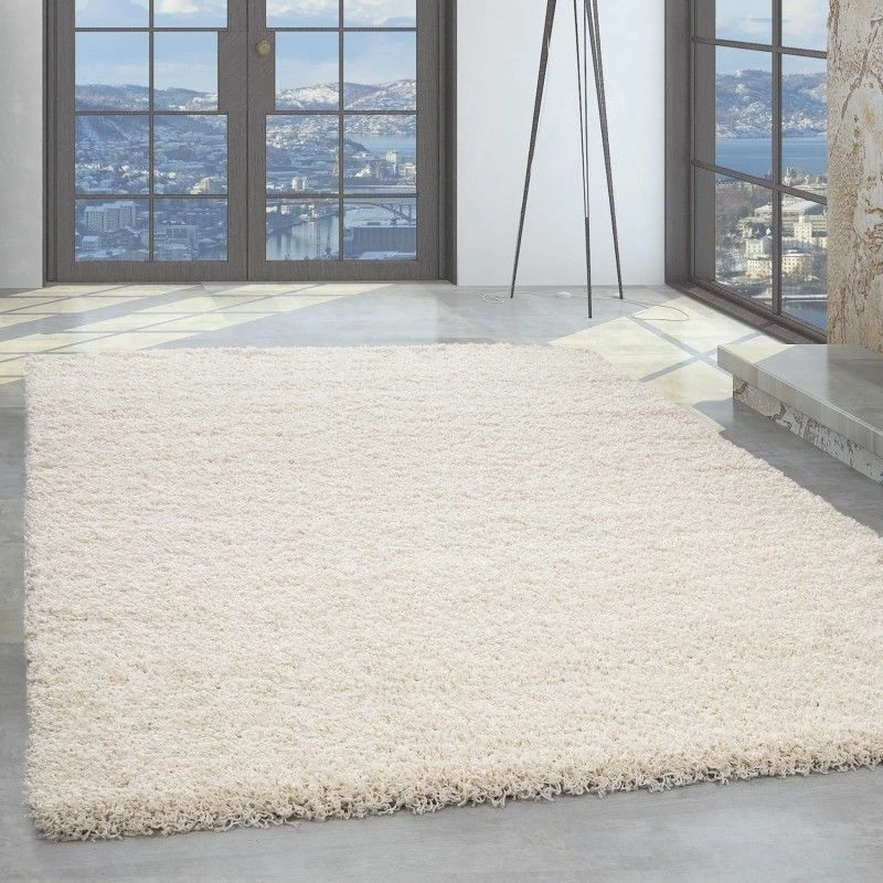 Xrugs Cream Shaggy Rug Modern Deep Pile Plain Mat Small X Large Bedroom Fluffy Carpets 1 Xrugs Cream Shaggy Rug Modern Deep Pile Plain Mat Small X Large Bedroom Fluffy Carpets