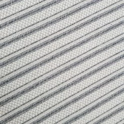 Xrugs Striped Rug Runner Grey White Cream 100% Cotton Washable Woven Carpet Mat Small Large Flat Weave Rugs For Living Room & Bedroom Or Hallway Cotton Rugs