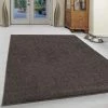 Xrugs Modern Rug Plain Brown Woven Short Pile Carpet Badroom Lounge Mat Small Large XL