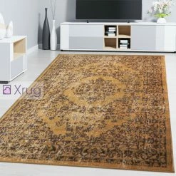 Xrugs Traditional Rug Taupe Oriental Pattern Floor Carpet Small Large Floral Room Mats