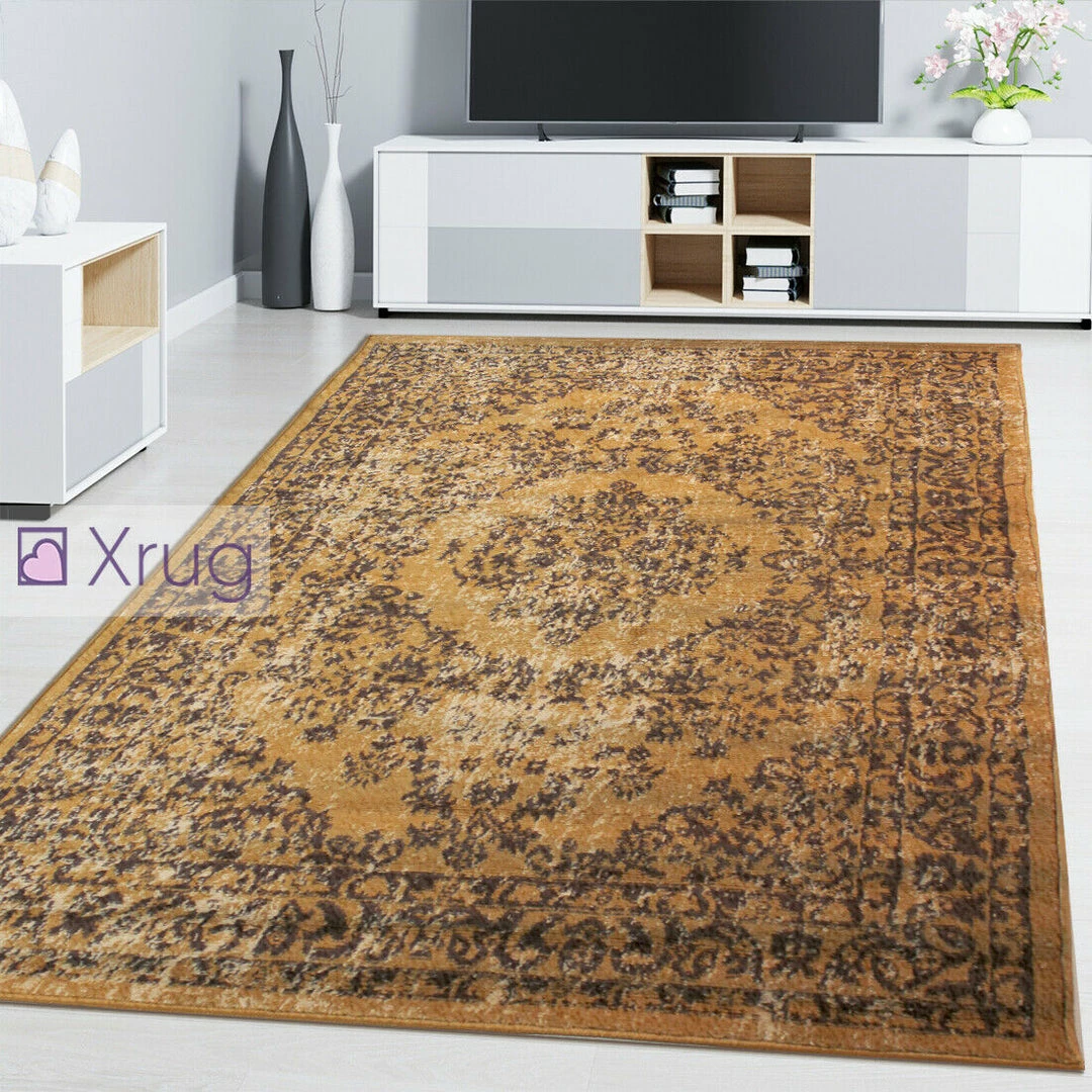 Xrugs Traditional Rug Taupe Oriental Pattern Floor Carpet Small Large Floral Room Mats 1 Xrugs Traditional Rug Taupe Oriental Pattern Floor Carpet Small Large Floral Room Mats