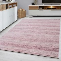 Xrugs Pink Rug New Modern Living Room Carpet Small X Large Woven Short Pile Area Mats