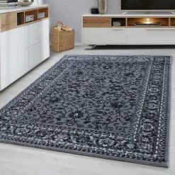 Xrugs Grey Oriental Rug Modern Patterned Mat Living Room Lounge Carpets Small Large XL