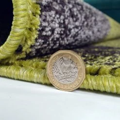 Xrug Green And Grey Blue Rug Patterned Rugs Carpets Woven Low Pile Living Room Mat Small Large 80x150 120x170 160x230 Modern