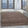 Xrugs Shaggy Rug New Modern Beige Fluffy Deep Pile Carpet Plain Bedroom Area Round Mat