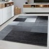 Xrugs Modern Check Rug Black And Grey Geometric Pattern Carpets Room Floor Mat Small Large XL