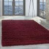Xrugs Red Fluffy Rug New Modern Deep Pile Shaggy Carpet Small Large Plain Bedroom Mats