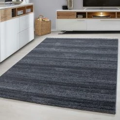 Xrugs Grey Bedroom Rug Modern Woven Short Pile Mat Dining Room Carpets Small Large XL