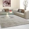 Xrugs Round Fluffy Rug New Modern Beige Deep Pile Shaggy Mat Runner Room Floor Carpets