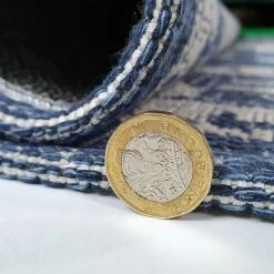 Xrugs Oriental Rug Runner 100% Cotton Natural Hallway Carpet Washable Natural Woven Mat - 75x300cm Cotton Rugs