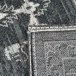 Xrugs Oriental Rug Runner 100% Cotton Natural Hallway Carpet Washable Natural Woven Mat - 75x300cm Cotton Rugs