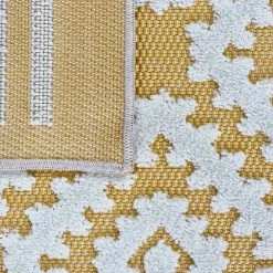 Xrug Outdoor Rugs Outdoor Rug Yellow Cream Diamond Large XL Small For Garden Patios Decking Gazebo Soft Woven Geometric Mat 7 Xrug Outdoor Rugs Outdoor Rug Yellow Cream Diamond Large XL Small For Garden Patios Decking Gazebo Soft Woven Geometric Mat