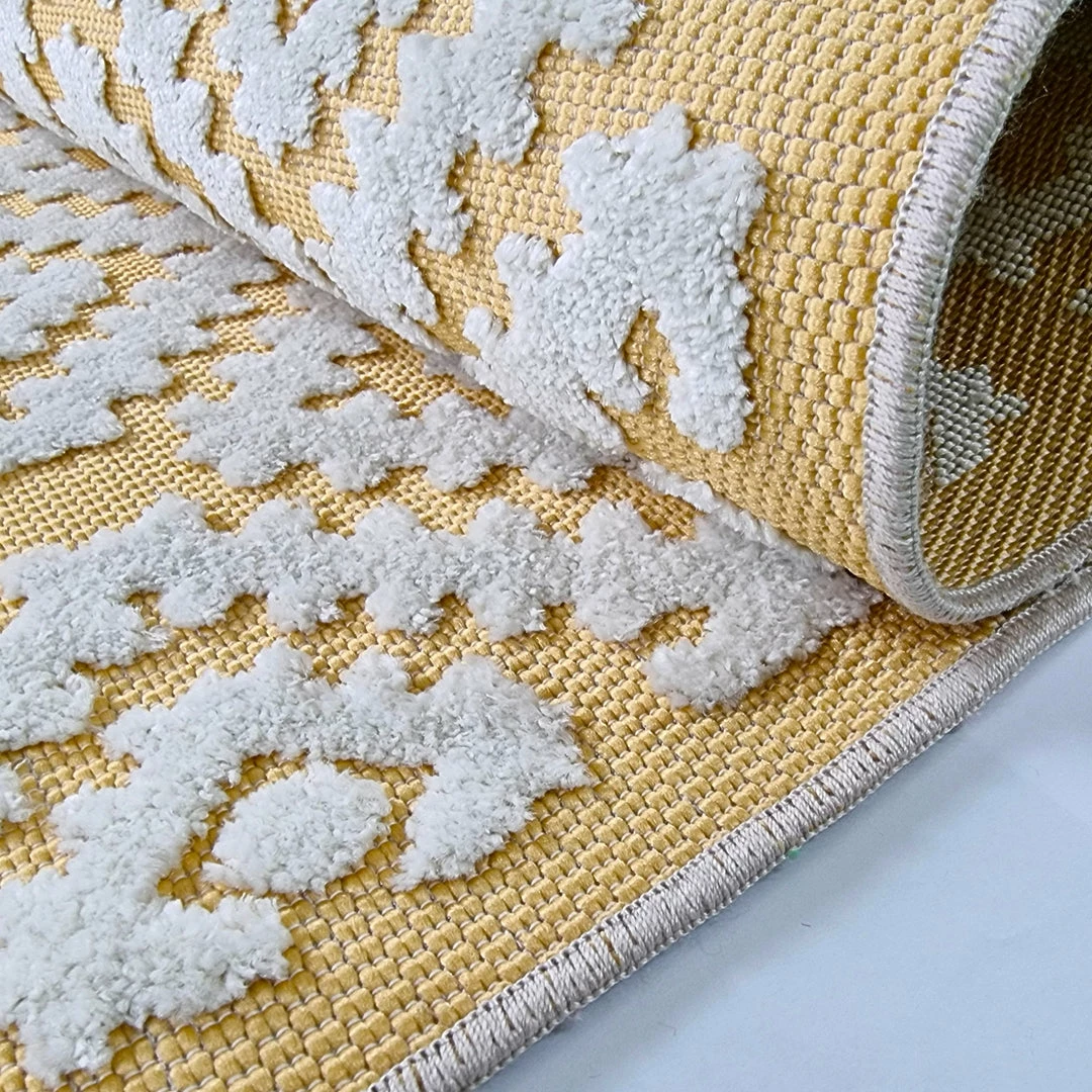 Xrug Outdoor Rugs Outdoor Rug Yellow Cream Diamond Large XL Small For Garden Patios Decking Gazebo Soft Woven Geometric Mat 2 Xrug Outdoor Rugs Outdoor Rug Yellow Cream Diamond Large XL Small For Garden Patios Decking Gazebo Soft Woven Geometric Mat