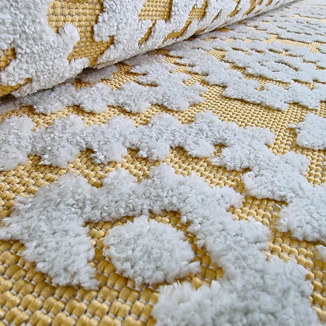 Xrug Outdoor Rugs Outdoor Rug Yellow Cream Diamond Large XL Small For Garden Patios Decking Gazebo Soft Woven Geometric Mat 5 Xrug Outdoor Rugs Outdoor Rug Yellow Cream Diamond Large XL Small For Garden Patios Decking Gazebo Soft Woven Geometric Mat