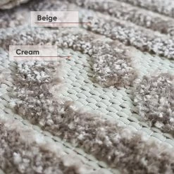 Xrug Beige Cream Rug Living Room Bedroom Extra Large Small Flat Weave + Low Pile