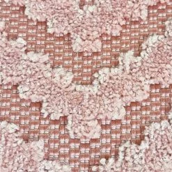 Xrug Outdoor Rug Pink Large XL Small Patio Garden Decking SOFT Zig Zag Geometric Mat