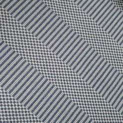 Xrugs Cotton Rug Braided Navy Blue Grey Cream Striped Washable Flat Weave Mat Small Extra Large Long Runner Cotton Rugs