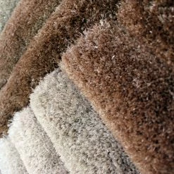 Xrugs Modern Brown Beige Rug Soft Fluffy Living Room Bedroom Carpet Geometric Shaggy Rug Mat Large Small 11 Xrugs Modern Brown Beige Rug Soft Fluffy Living Room Bedroom Carpet Geometric Shaggy Rug Mat Large Small