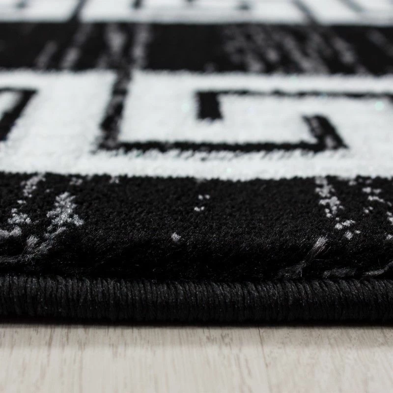 Xrugs Black And White Rug Modern Greek Style Border Mats Small Large Room Floor Hall Carpet 2 Xrugs Black And White Rug Modern Greek Style Border Mats Small Large Room Floor Hall Carpet