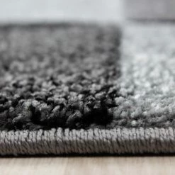 Xrugs Modern Geometric Rug Red Black Grey Diamond Pattern Mat Dining Room Area Mat New