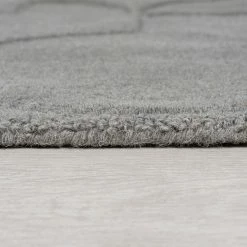 Xrugs Grey Rug Bedroom Living Room Plain Circle Tufted Pattern Large Small Carpet Mat 8 Xrugs Grey Rug Bedroom Living Room Plain Circle Tufted Pattern Large Small Carpet Mat