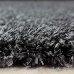 Xrugs Shaggy Rug Modern Grey Bedroom Long Pile Carpet Round Fluffy New Mat Small Large