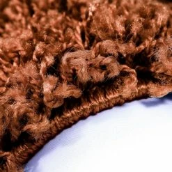 Xrugs Deep Pile Shaggy Rug Modern Terracotta Fluffy Mat Small Large Plain Room Carpets