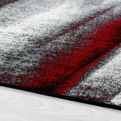Xrugs Rug For Living Room Red Black Grey Modern Abstract Mats New Floor Carpet Hallway