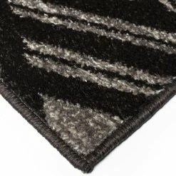 Xrugs Modern Pattern Rug For Living Room Abstract Dark Brown Carpet Large Floor Mats