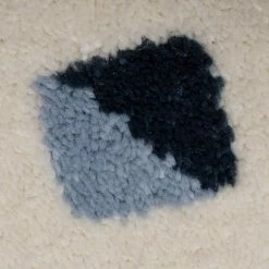 Xrug Baby Nursery Rug Cream White Kids Animal Carpet Lion Childrens Bedroom Play Mat