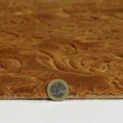 Xrugs Gold Rug Damask Style Floral Pattern Modern Living Room Bedroom Carpet Mat Sizes